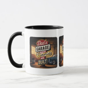 Mug Enseigne Automobile Rétro Vintage du Garage de Pap