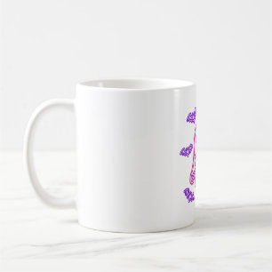 Mug Enseigne fantôme néon Art de nuit d'Halloween effr
