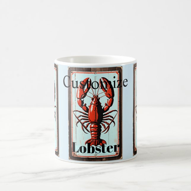 Mug Enseigne vintage homard Thunder_Cove (Centre)