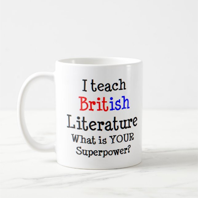 Mug enseignement de la littérature britannique (Gauche)