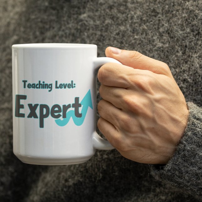 Mug Enseignement de niveau expert personnalisable (Créateur téléchargé)