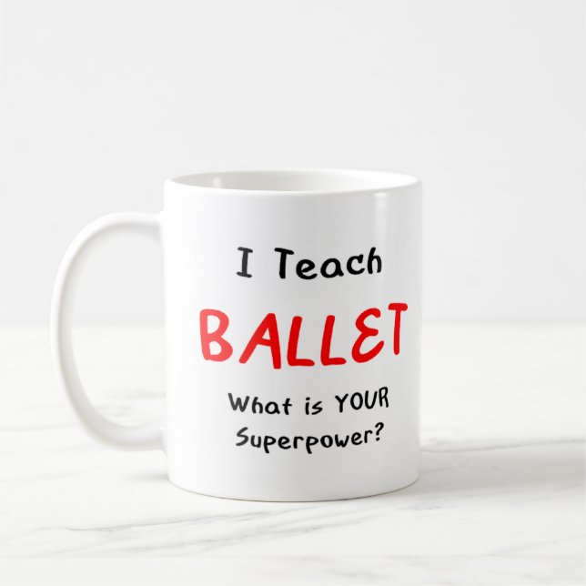 Mug enseignement du ballet (Gauche)