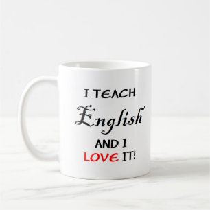 Mug enseignement et amour anglais