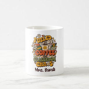 Mug Enseignement Groovy Alimenté par le Café et le Cha