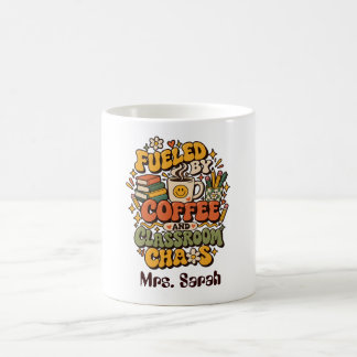 Mug Enseignement Groovy Alimenté par le Café et le Cha