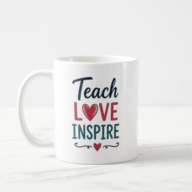 Mug Enseigner Amour Inspirer (Gauche)