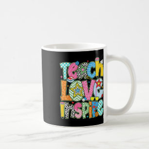 Mug Enseigner Amour Inspirer Retour à l'école Enseigna