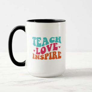 Mug Enseigner Amour Inspirer Wordart