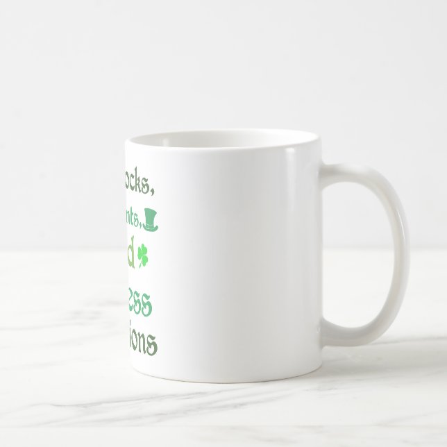 Mug Enseigner avec la chance St. Patrick’s Day Edition (Droite)