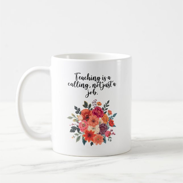 Mug Enseigner est une vocation et pas seulement un mét (Gauche)