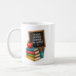 Mug Enseigner Inspirer Changer Le Monde Enseignant