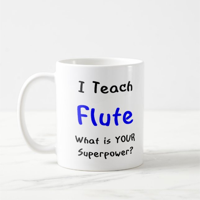 Mug enseigner la flûte (Gauche)