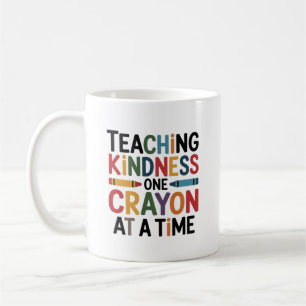Mug Enseigner la gentillesse un crayon à la fois