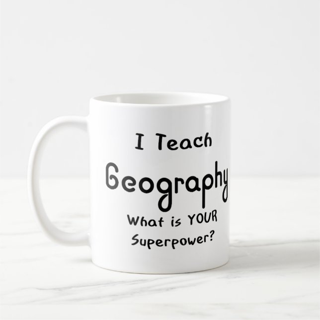 Mug enseigner la géographie (Gauche)