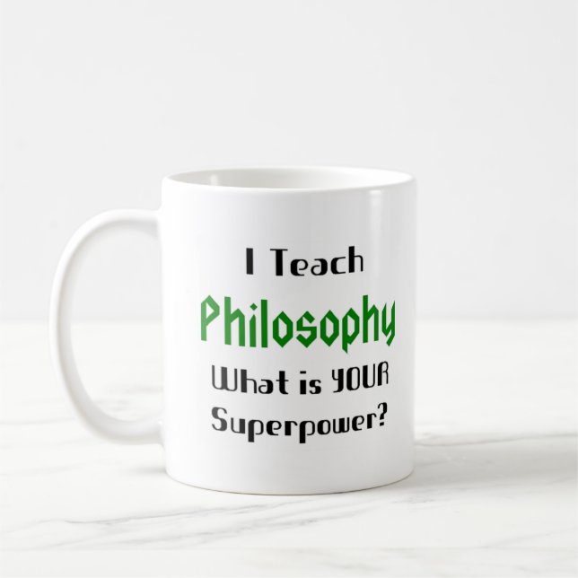 Mug enseigner la philosophie (Gauche)
