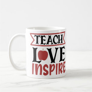 Mug Enseigner l'amour inspiré 