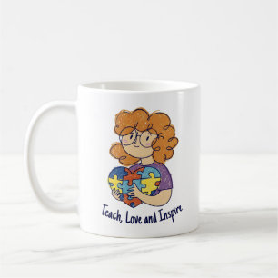 Mug Enseigner l'amour Inspirer l'art paraprofessionnel