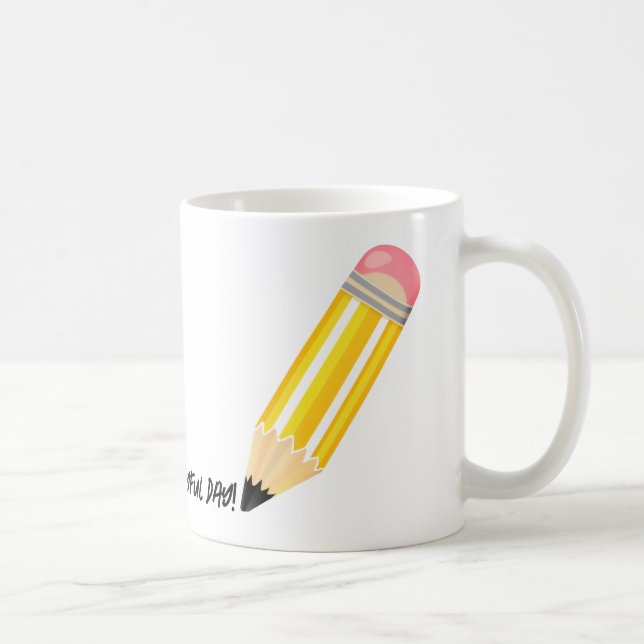 Mug Enseigner les minuscules humains est une journée j (Droite)