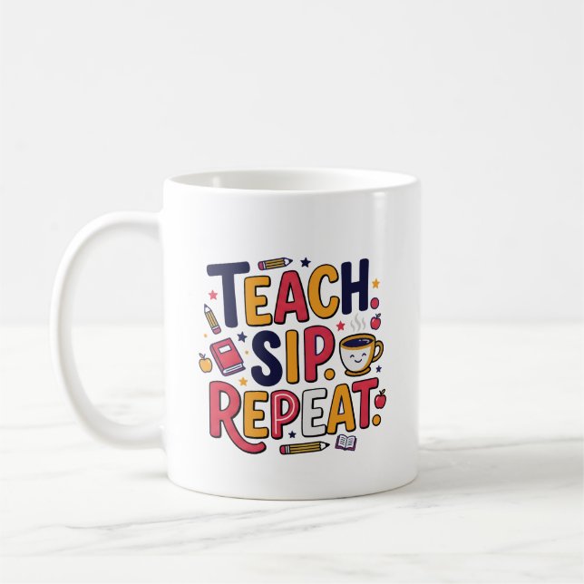 MUG ENSEIGNER. SIP. RÉPÉTER (Gauche)