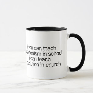 Mug Enseignez l'évolution dans l'église