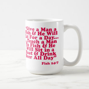 Mug Enseignez un homme à pêcher