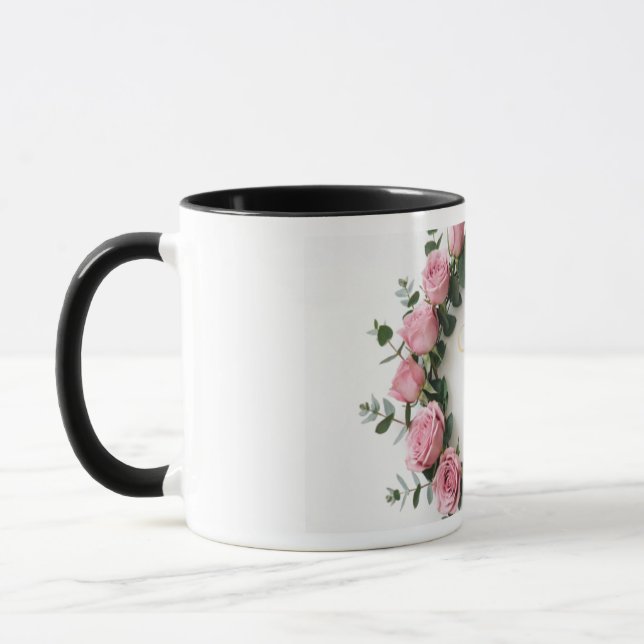 Mug Ensemble d'autocollants en feuille d'or Couronne f (Gauche)