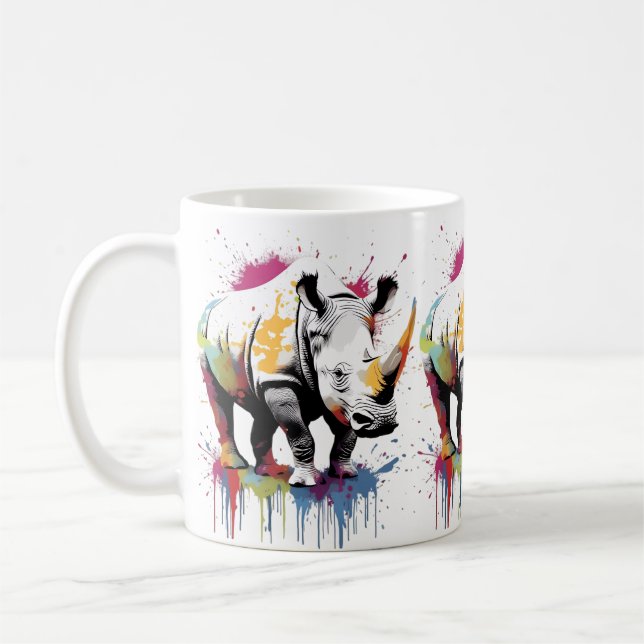 Mug Ensemble de couleurs de la faune et de la nature d (Gauche)