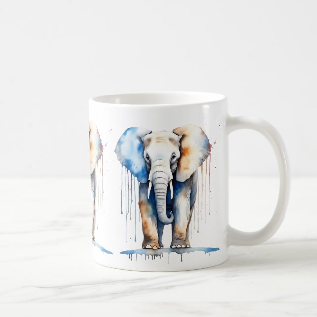 Mug Ensemble de couleurs de l'eau de la faune et de la (Droite)