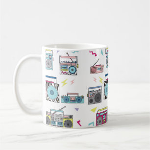 Mug Ensemble de divers lecteurs de cassettes vintages.