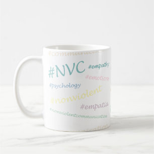 Mug Ensemble de hashtags #NVC Communication non-violen