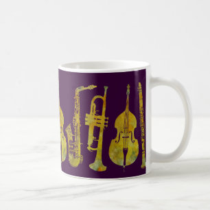 Mug Ensemble de jazz en or
