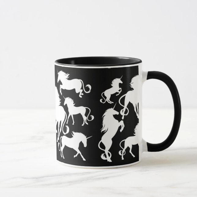 Mug ensemble de licornes (Droite)