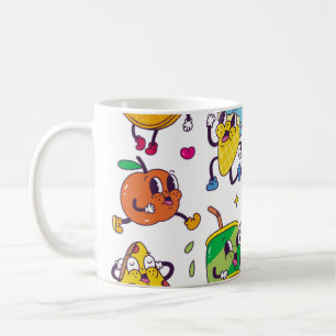 Mug Ensemble de nourriture et de boisson dans le style