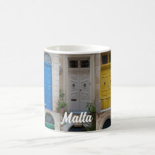 Mug Ensemble de portes colorées à Malte