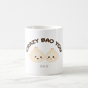 Mug Ensemble de T-Shirt pour Couple Mignon Crazy Bao Y