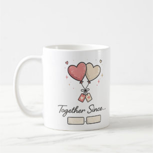 Mug Ensemble depuis Cadeau Personnalisé d'Anniversaire