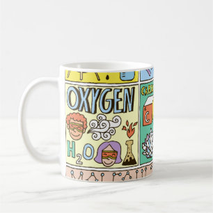Mug Ensemble d'illustrations Vintages de la chimie