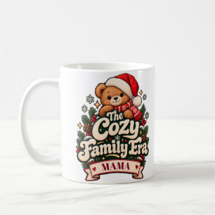 Mug Ensemble familial personnalisé de l'ère de Noël