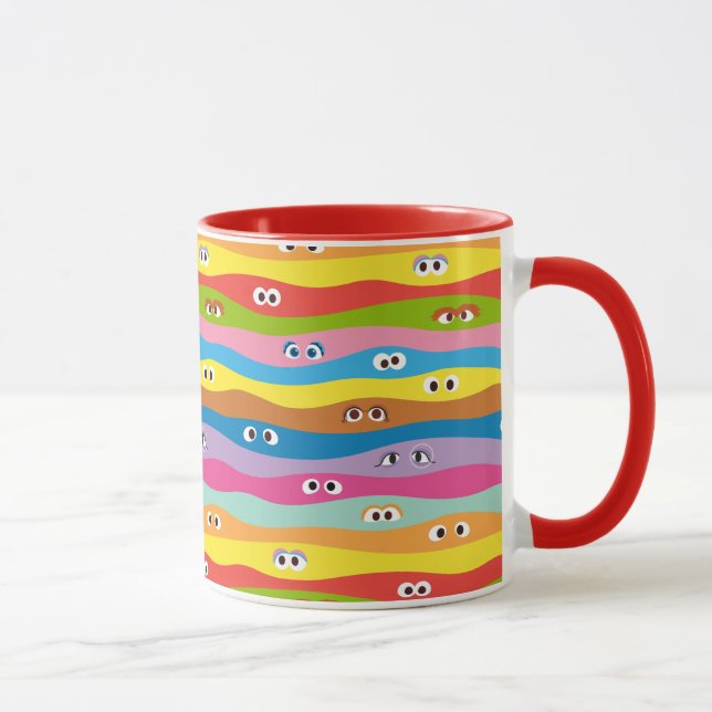 Mug Ensemble Motif des yeux (Droite)