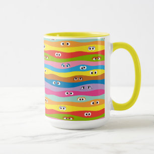 Mug Ensemble Motif des yeux