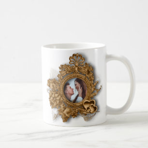 Mug "Ensemble pour toujours" Cadre photo vintage doré