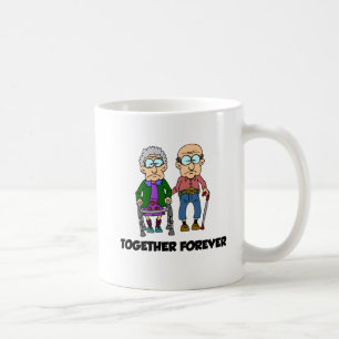 Mug Ensemble, pour toujours, un vieux dessin humoristi