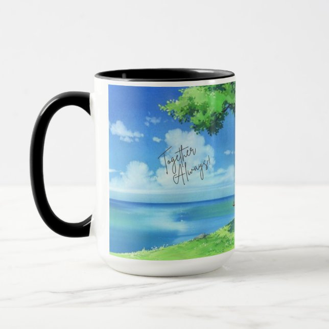 Mug Ensemble toujours - Amour côtier (Gauche)