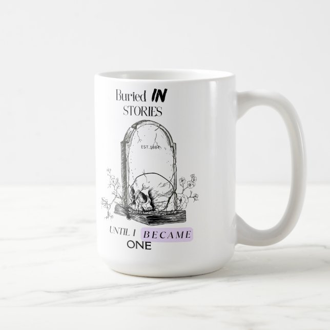 Mug Enterré dans des histoires Art Dark Academia (Droite)