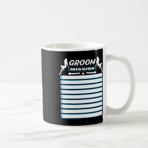 Mug Enterrement de vie de garçon avec liste de contrôl