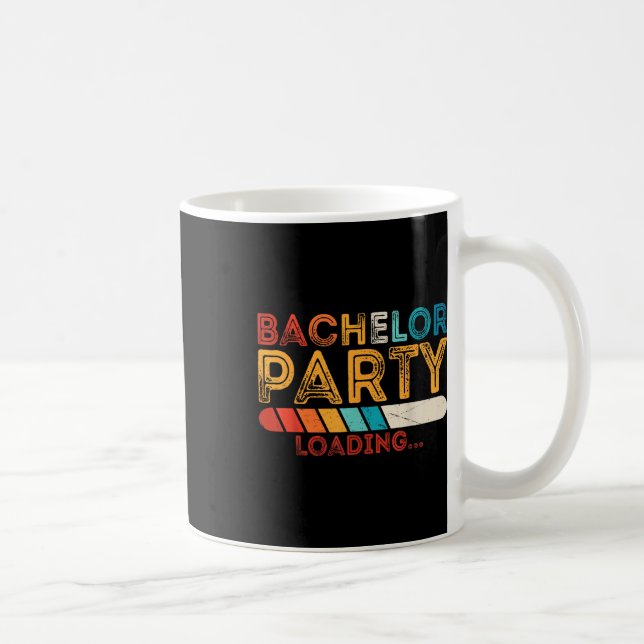 Mug Enterrement de vie de garçon de mariage drôle de m (Droite)