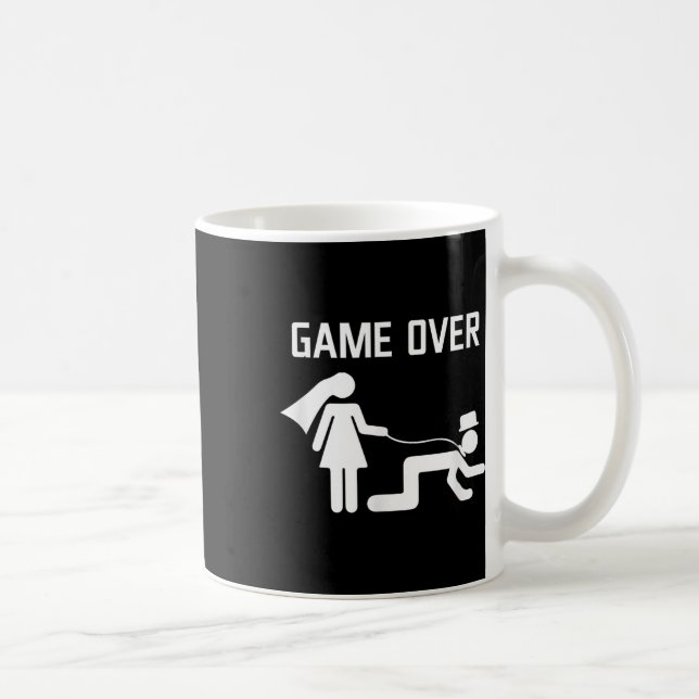 Mug Enterrement de vie de garçon drôle du marié _6  (Droite)