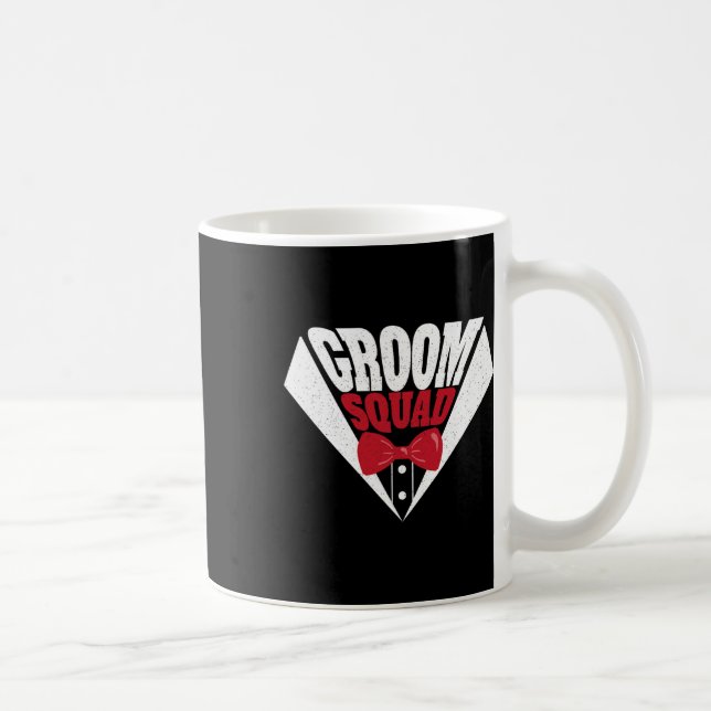 Mug Enterrement de vie de garçon drôle Équipe de marié (Droite)