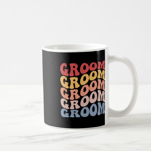 Mug Enterrement de vie de garçon Groovy (Droite)