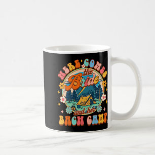 Mug Enterrement de vie de jeune fille Camping Voici la